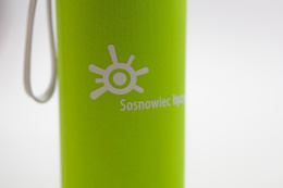 Butelka do picia z logo Sosnowca